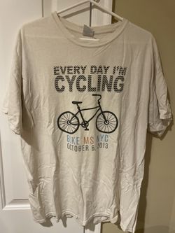 Bike MS NYC 2013 T-Shirt – Hustlin’ Era NYC Cycling