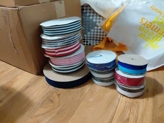 Very Large Rolls Of  Grosgrain Ribbons Commercial 