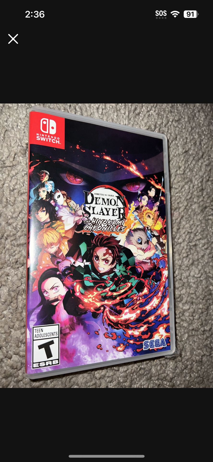 Nintendo Switch Demon Slayer Hinokami chronicles 