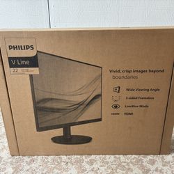Philips 22” Full HD Monitor – Brand New – $65 Priced to Sell
