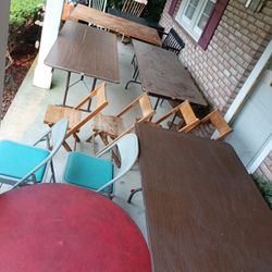 Foldup Tables & Foldup Chair Sets
