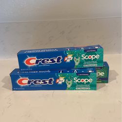 Crest toothpaste 