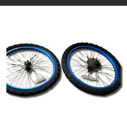  BCA 20" MT20 Mountain Boy's Bike, Blue/black rim with tire and rim 20x 2.00