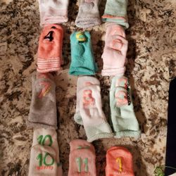 Baby Milestone Socks. Whole Set