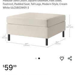 White ottoman