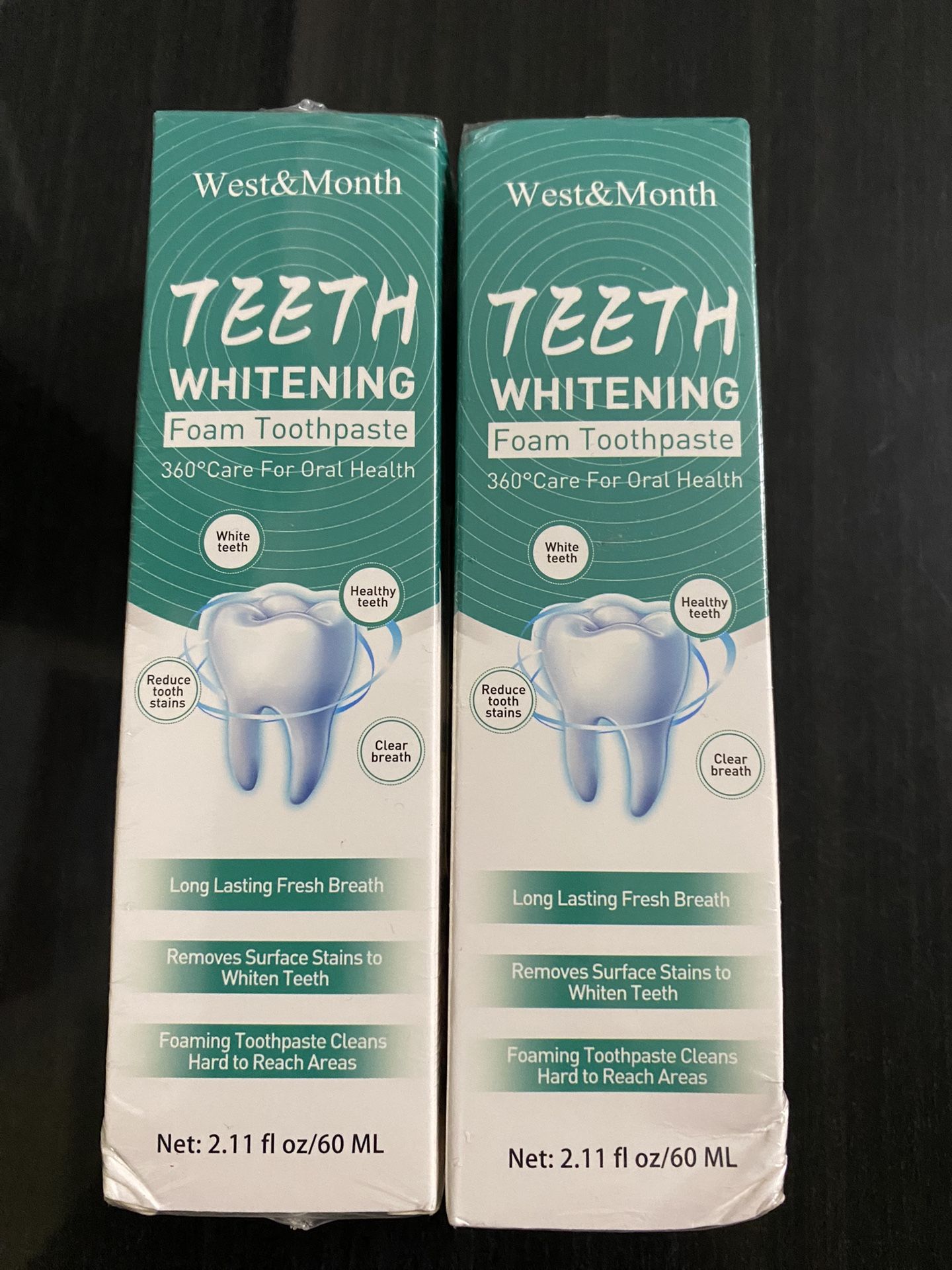 FOAM TOOTHPASTE WHITENING