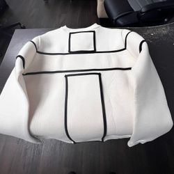 Brand New Scuba Fabric Top/Jacket, Size Medium 