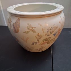 Chinese Porcelain Fish-Bowl planter $50 Dlls.