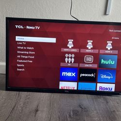 32 Inch TCL Roku Tv