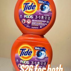 Tide Pods $14 each.