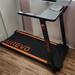 Urevo Compact Foldable Treadmill 