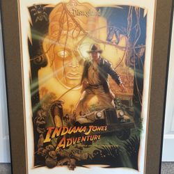 Disneyland Indiana Jones Poster