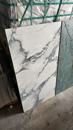 Carrara Porcelain Tile 24”x48” Crystalline Matte Finish