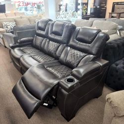 Power Reclining Sofa In Stock For Immediate Delivery 