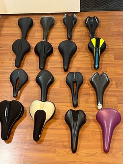 Bicycle saddles and seats for road and mountain bike