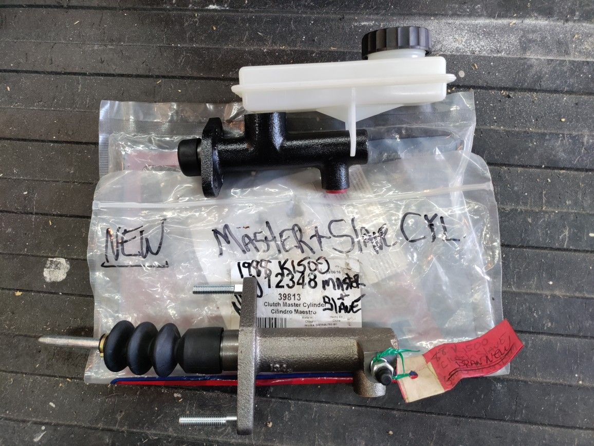 Clutch Master & Slave Cylinders, New.