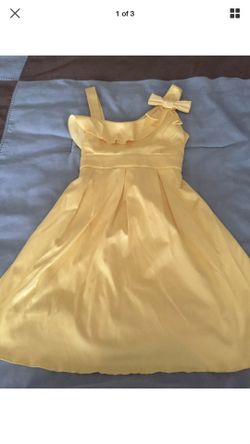 NWOT Ruby Rox Yellow Girls Dress Size 12