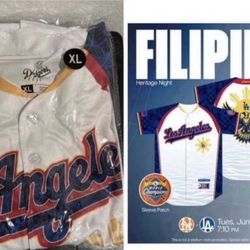 DODGERS FILIPINO HERITAGE NIGHT  2025 JERSEY SGA Size XL  Los Angeles Dodgers