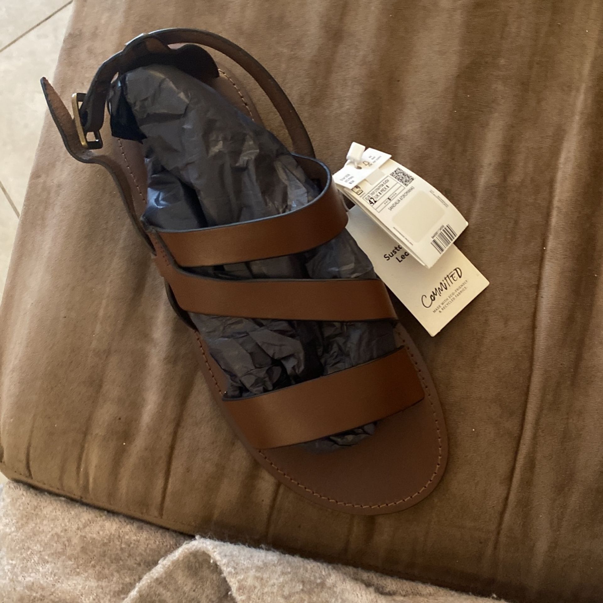 MNG MENS LEATHER SANDALS