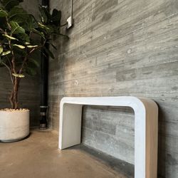 Postmodern Plaster Waterfall Console Table