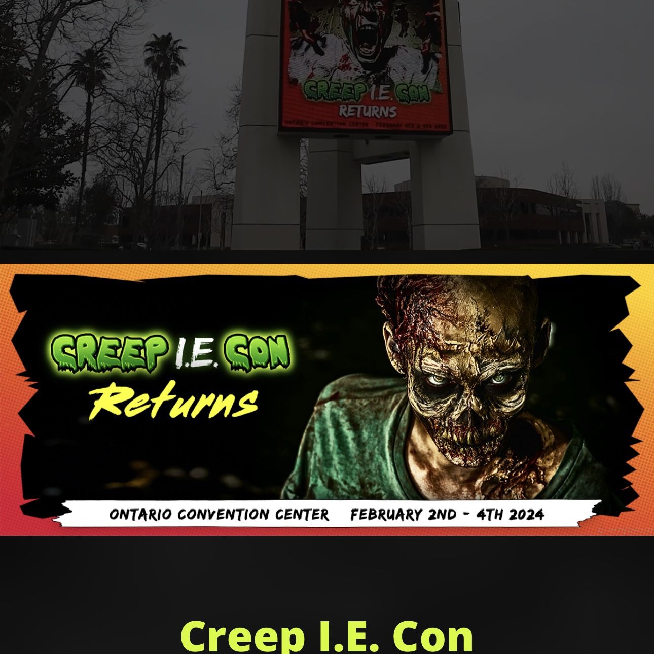 CreepIE Con 2024 Saturday ticket