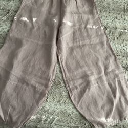 Brynn Walker Pale Pink Med Linen Pants