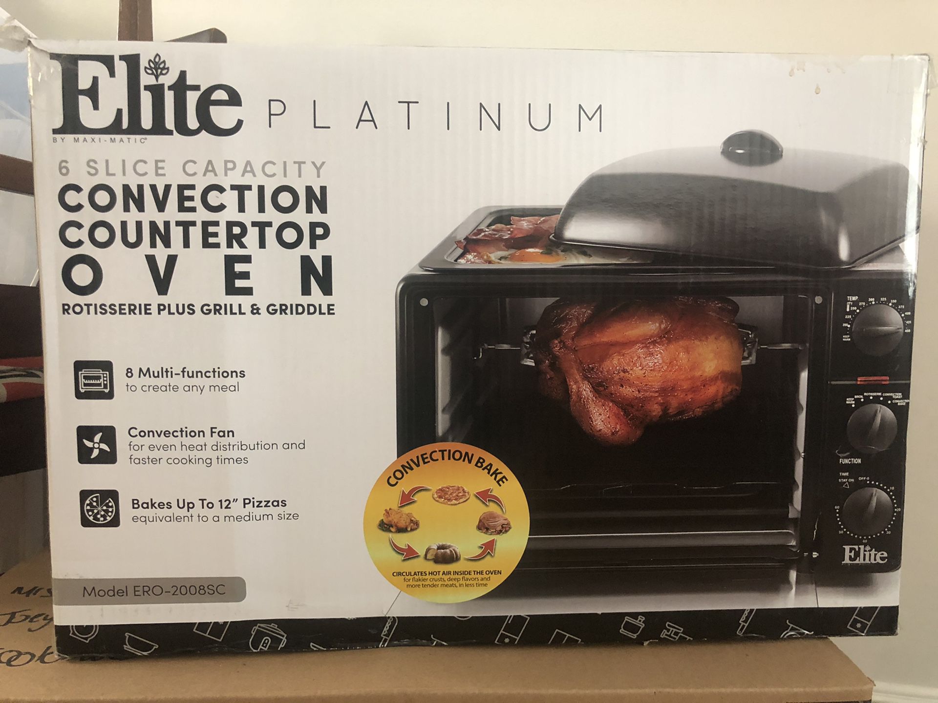 Elite Platinum Toaster/Convection Oven