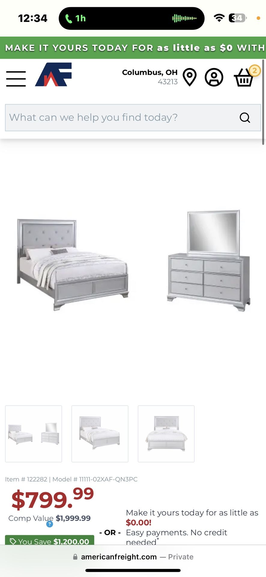 4 Pc Queen Set (LED Headboard Light)