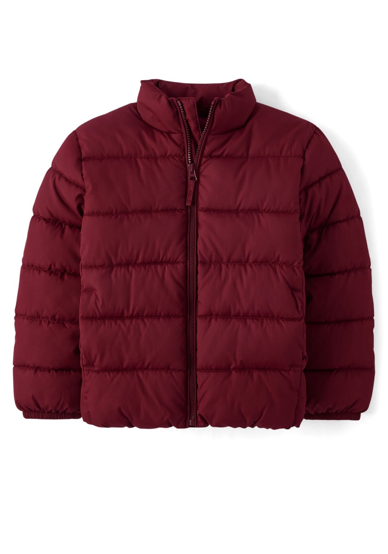 The Children's Place Burgundy Puffer Coat
