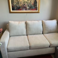 Left Like New 3 Seated Piece Of A Sectional. Space Wise It Does Not Fit.  