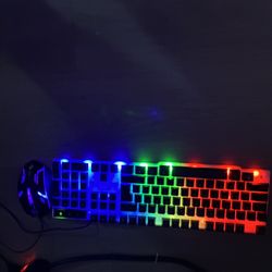 Light up Keyboard And Mouse