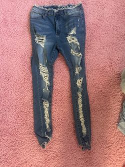 Women's Rip Jeans Never Used 1x Stretchy