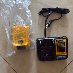 Brand New Dewalt Charger And Battery 