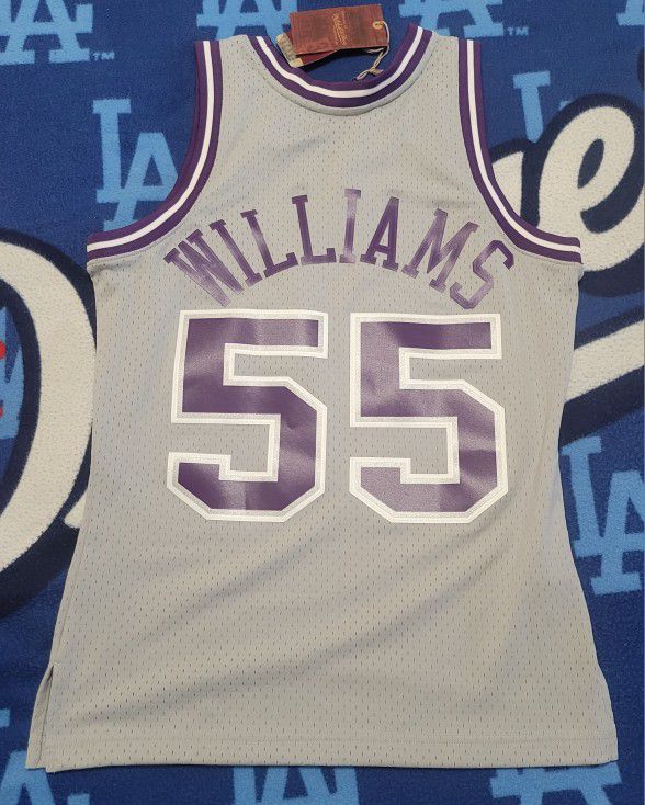 Men's Sacramento Kings Jason Williams Mitchell & Ness Gray 2000