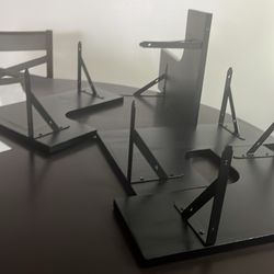 ROMGUAR CRAFT Corner Floating Shelves Wall Mounted Set of 4