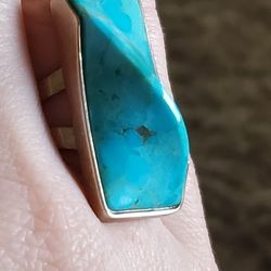 Large Never Worn Turquoise Ring