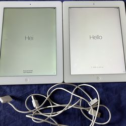 2 Used iPads, gen 4 & 2