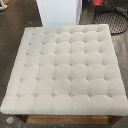 Beige Ottoman 
