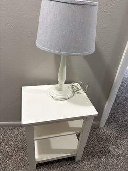 Pottery Barn Kids White Side Table / Nightstand