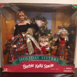 Barbie Holiday Sisters Gift Set - 1998 - Barbie, Kellie, & Stacie