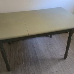 Olive Green matte-painted Table $100