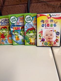 LeapFrog & BabyFirst Kids DVD Lot of 4