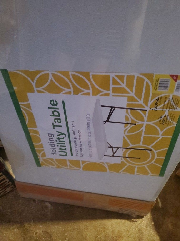 Lot Of 4 Utility Tables 48 Inches Fold Up Brand New