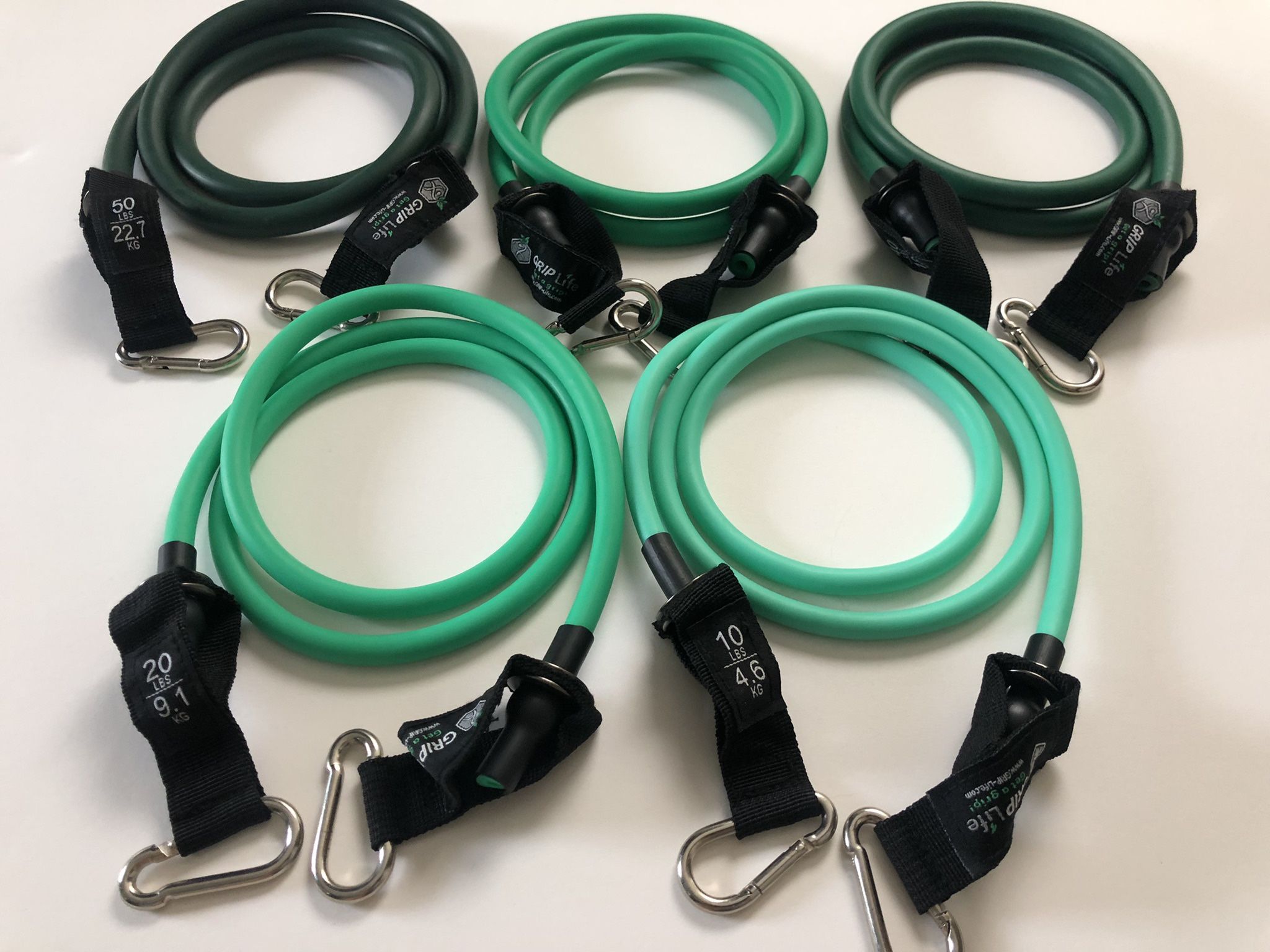 NEW Home Cables Resistance Bands Set (stackable 150lbs & hypoallergenic)