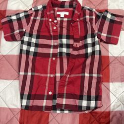 Boys 5Y Burberry Flannel