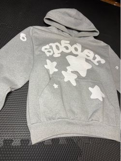 Grey Sp5der Hoodie