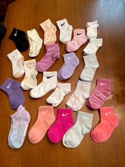 Huge lot of brand new kids nike socks