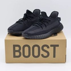 New Adidas Yeezy Boost 350 V2 Onyx Black (Men's)