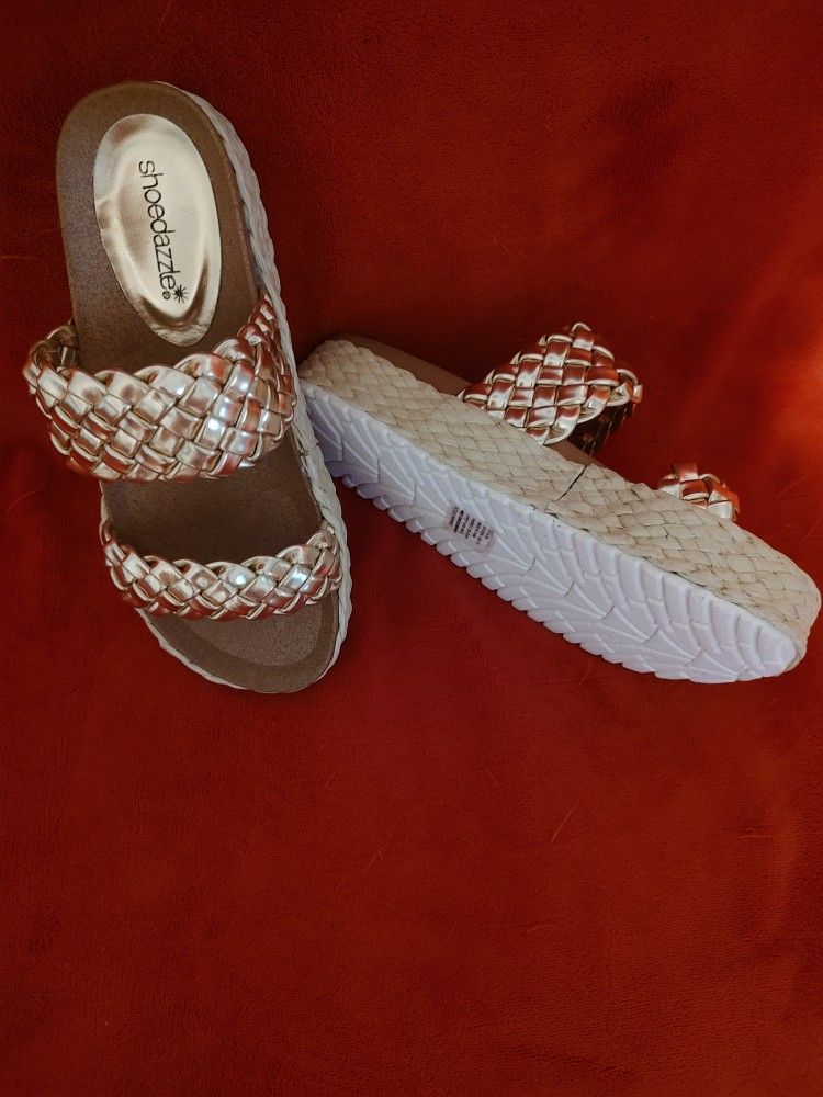 Gold Flat Sandal