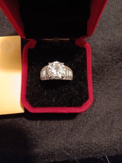 GRA Moissanite Ring.